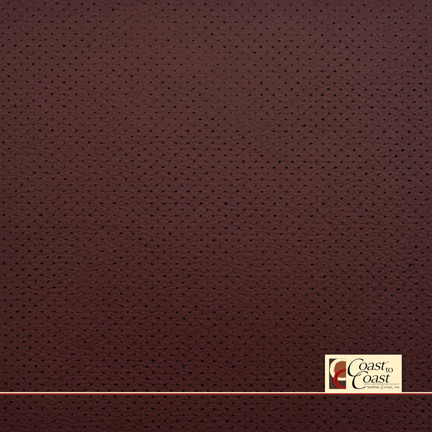 Nissan Burgundy Full Hide / Gm Mirco Perf (1/16In) Leather