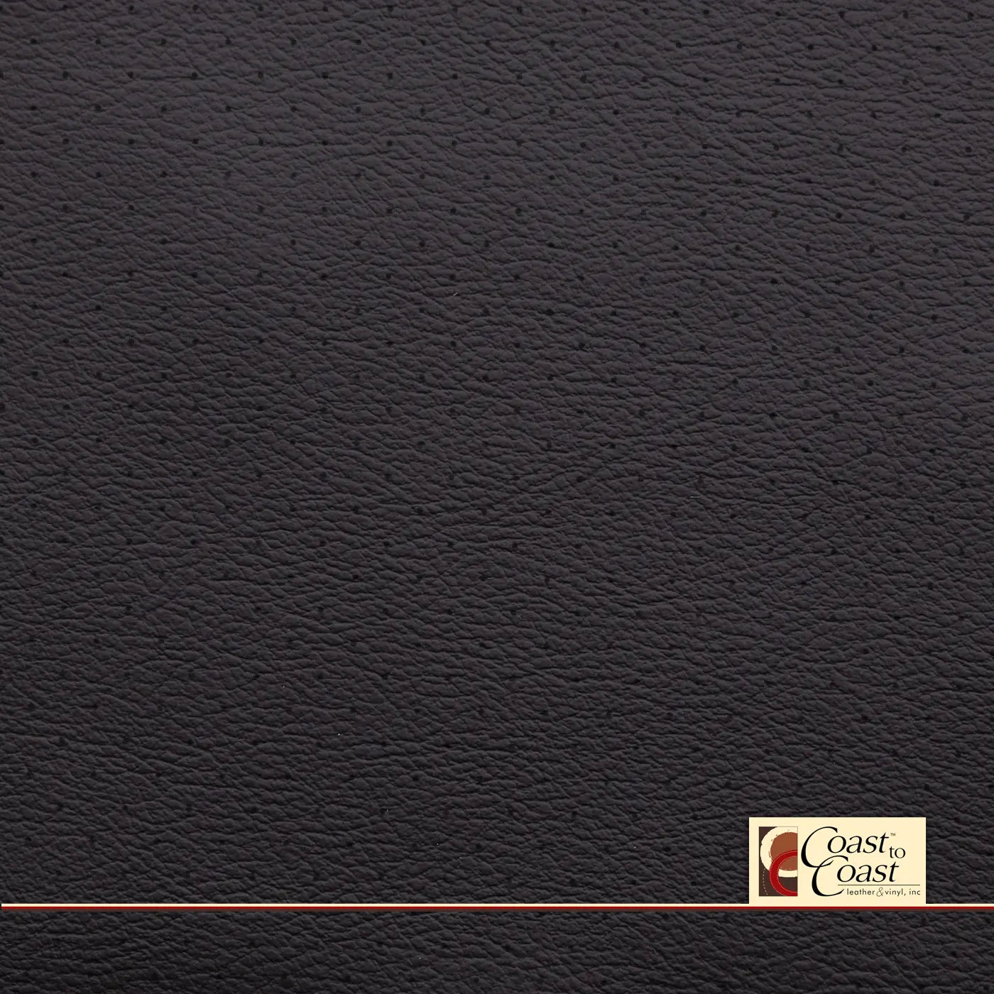 Gm Ebony Full Hide / Standard Perf (3/8In) Leather