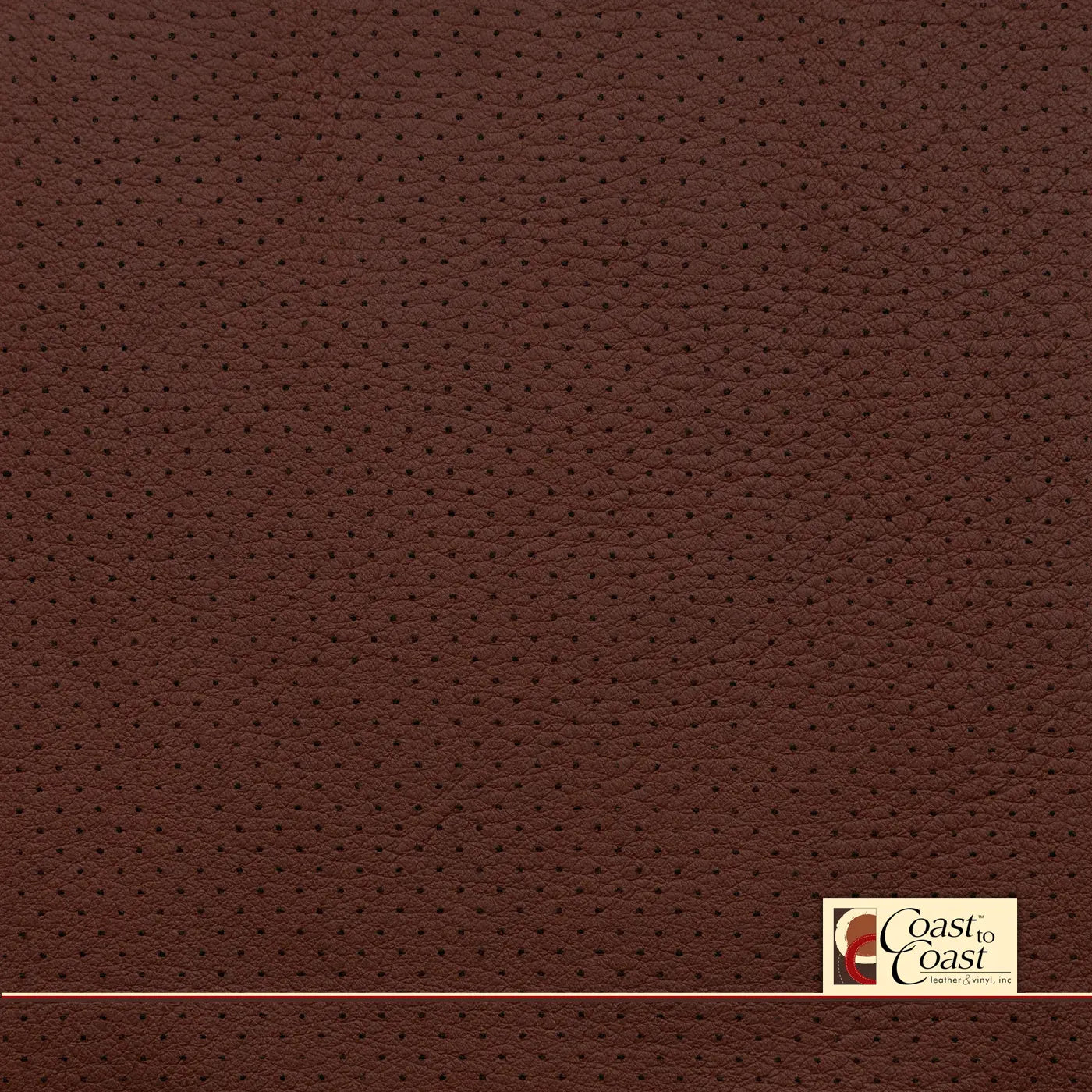 Ford King Ranch Chestnut Full Hide / Mini Perf (1/8In) Leather
