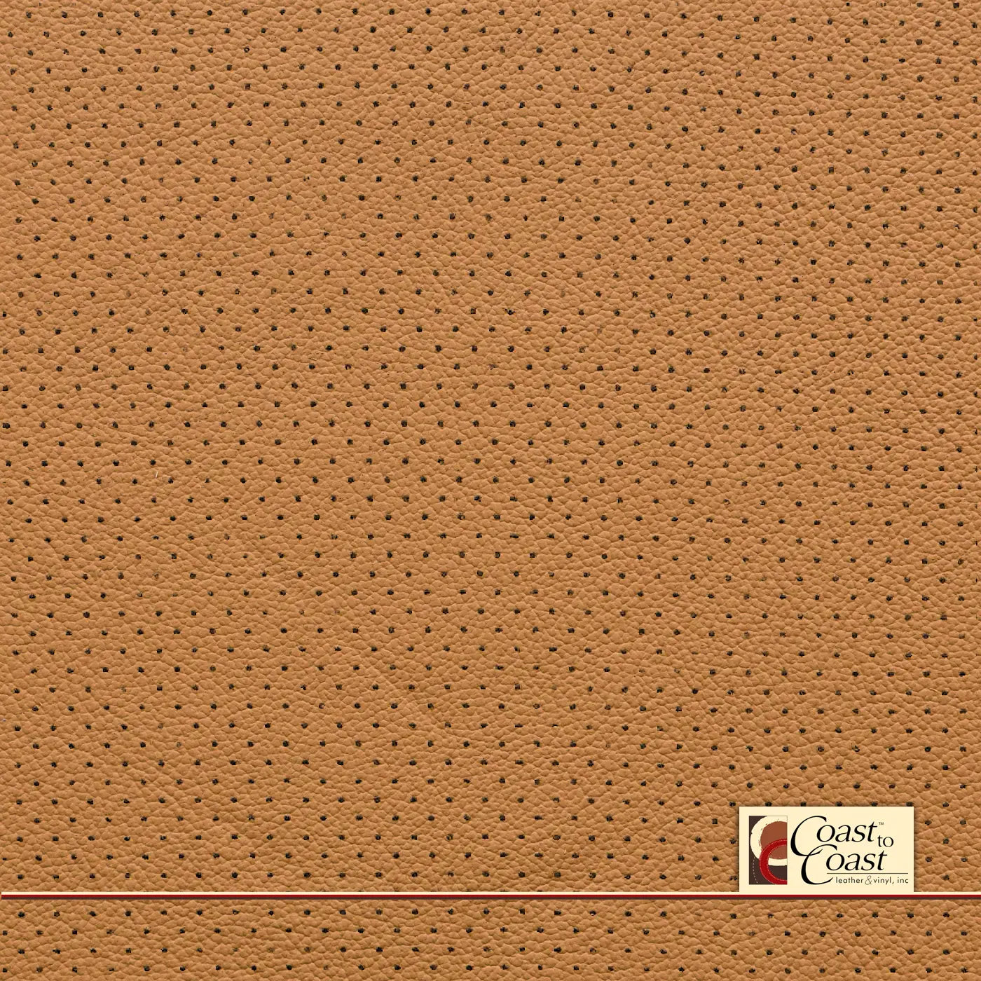 Lexus Flaxen Tan Full Hide / Mini Perf (1/8In) Leather