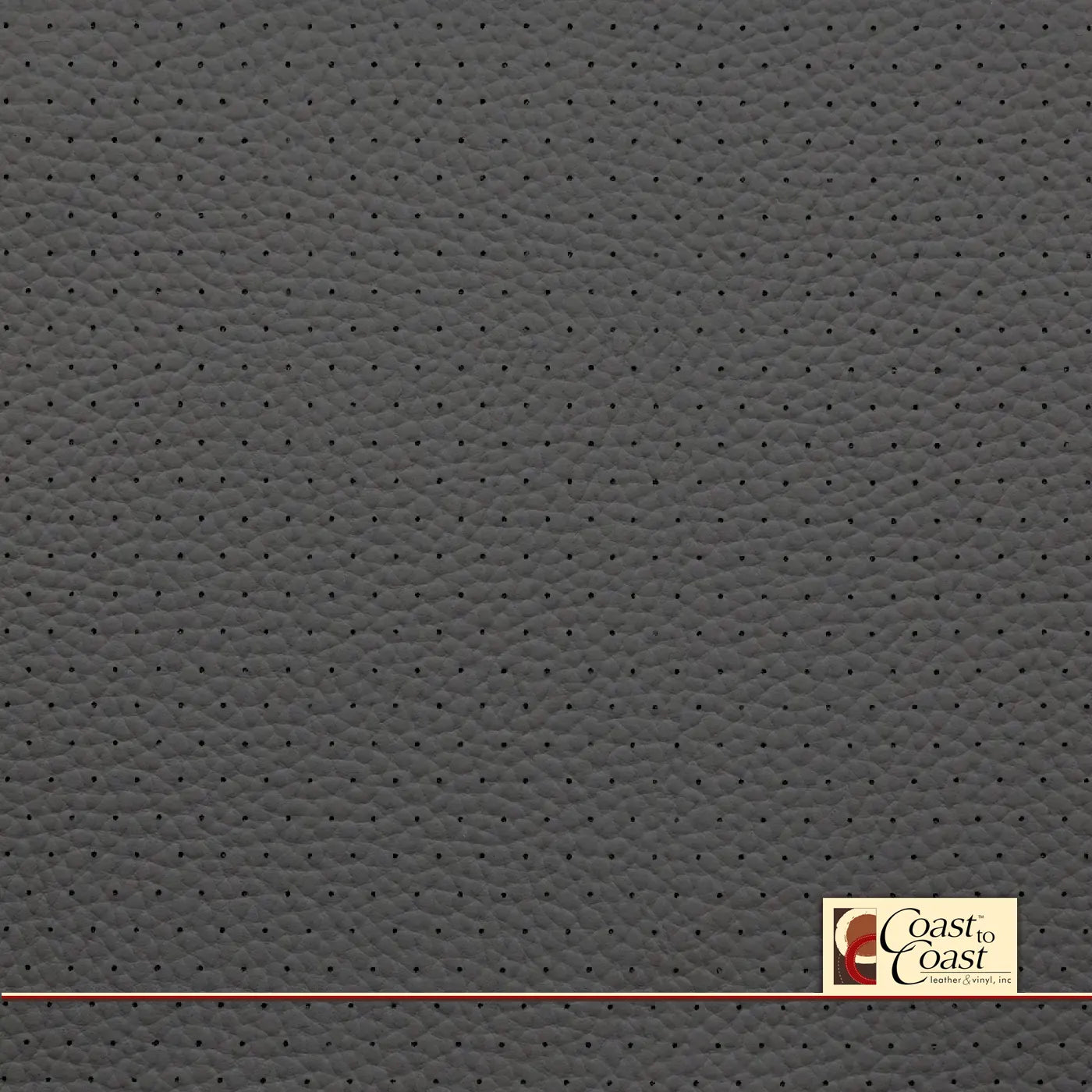 Mercedes Grey Full Hide / Euro Perf (3/8In) Leather