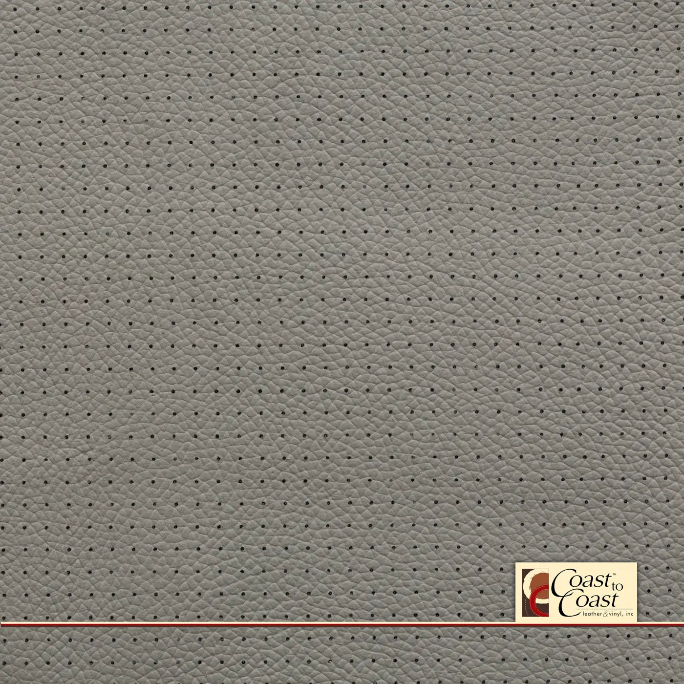 Honda Wisteria Grey Full Hide / Small Squared Perf (1/4In) Leather