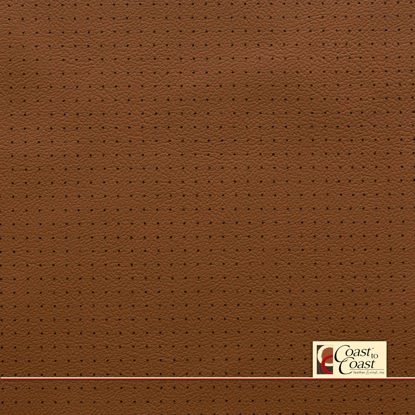 Toyota/Lexus Tan Brown Tundra Full Hide / Small Squared Perf (1/4In) Leather