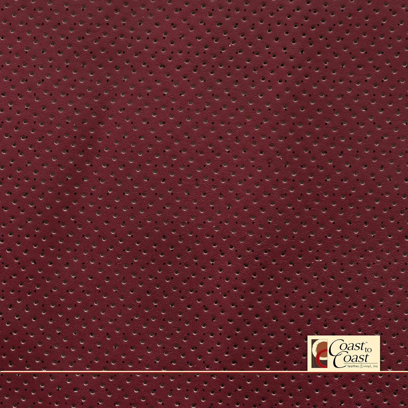 Nissan Monaco Red Full Hide / Euro Perf (3/8In) Leather