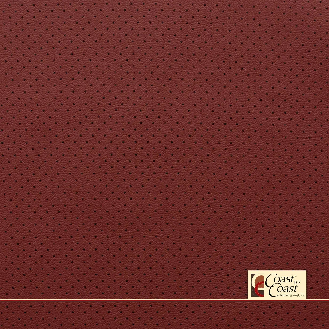 Audi Arras Red Full Hide / Mini Perf (1/8In) Leather