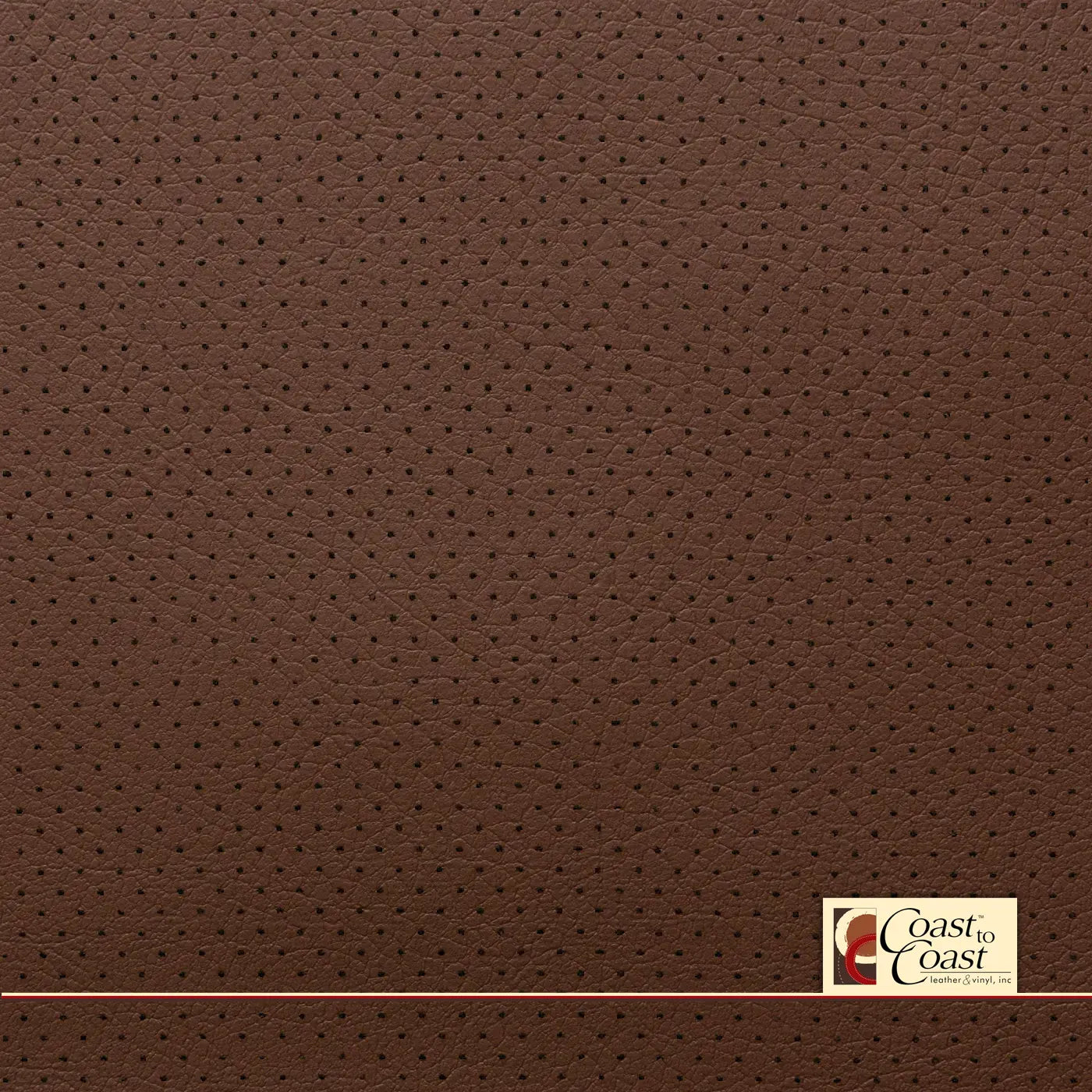Subaru Brown Full Hide / Mini Perf (1/8In) Leather