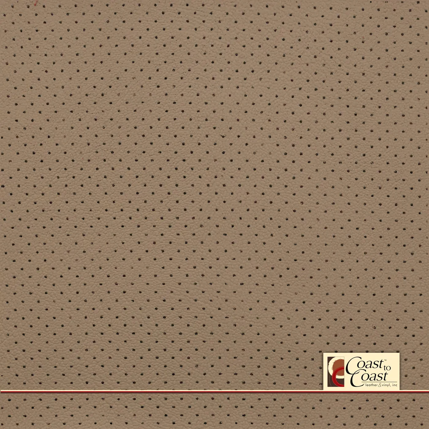 Gm Lt Cashmere Full Hide / Mini Perf (1/8In) Leather