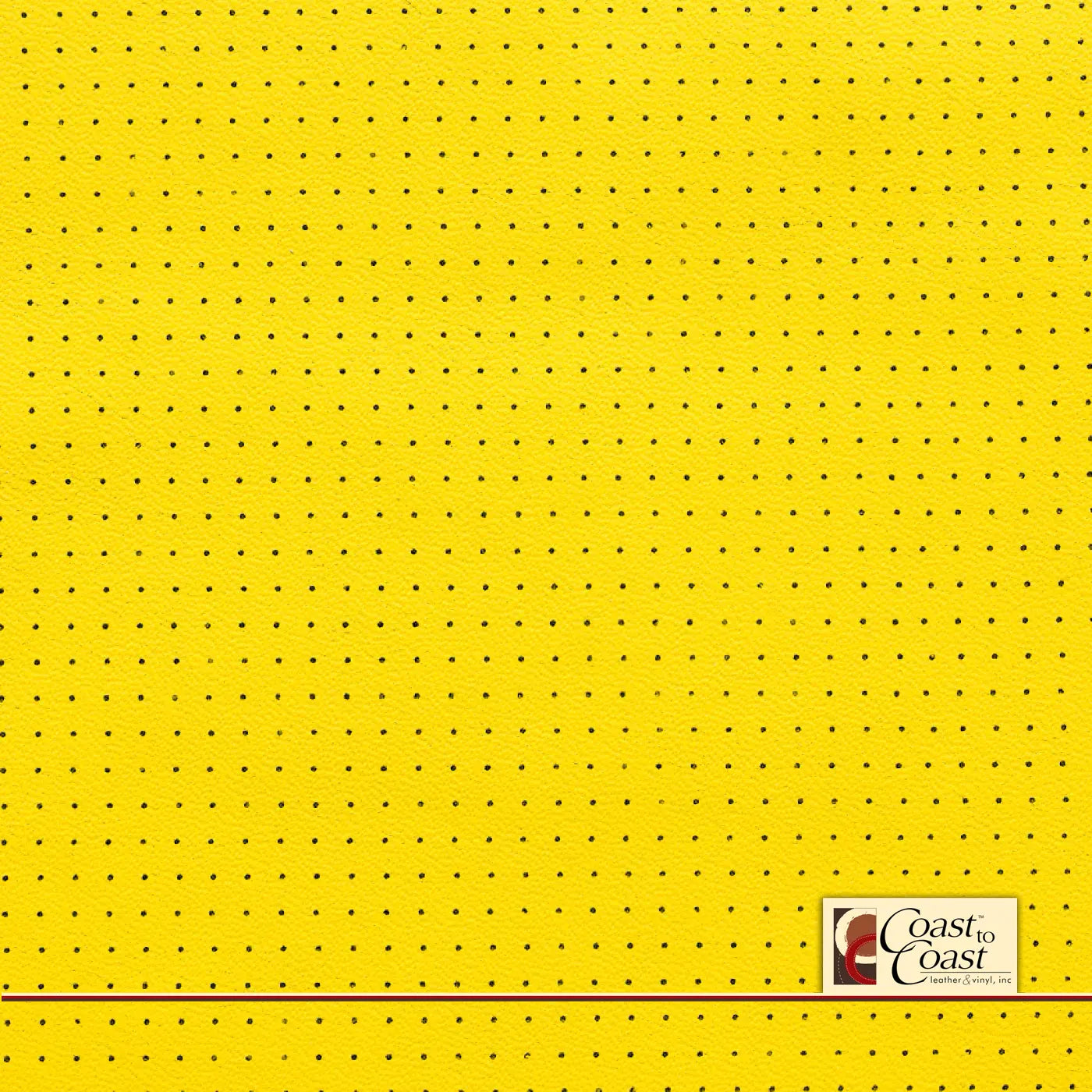 Corvette Yellow Small Squared Perf (1/4In) Vinyl