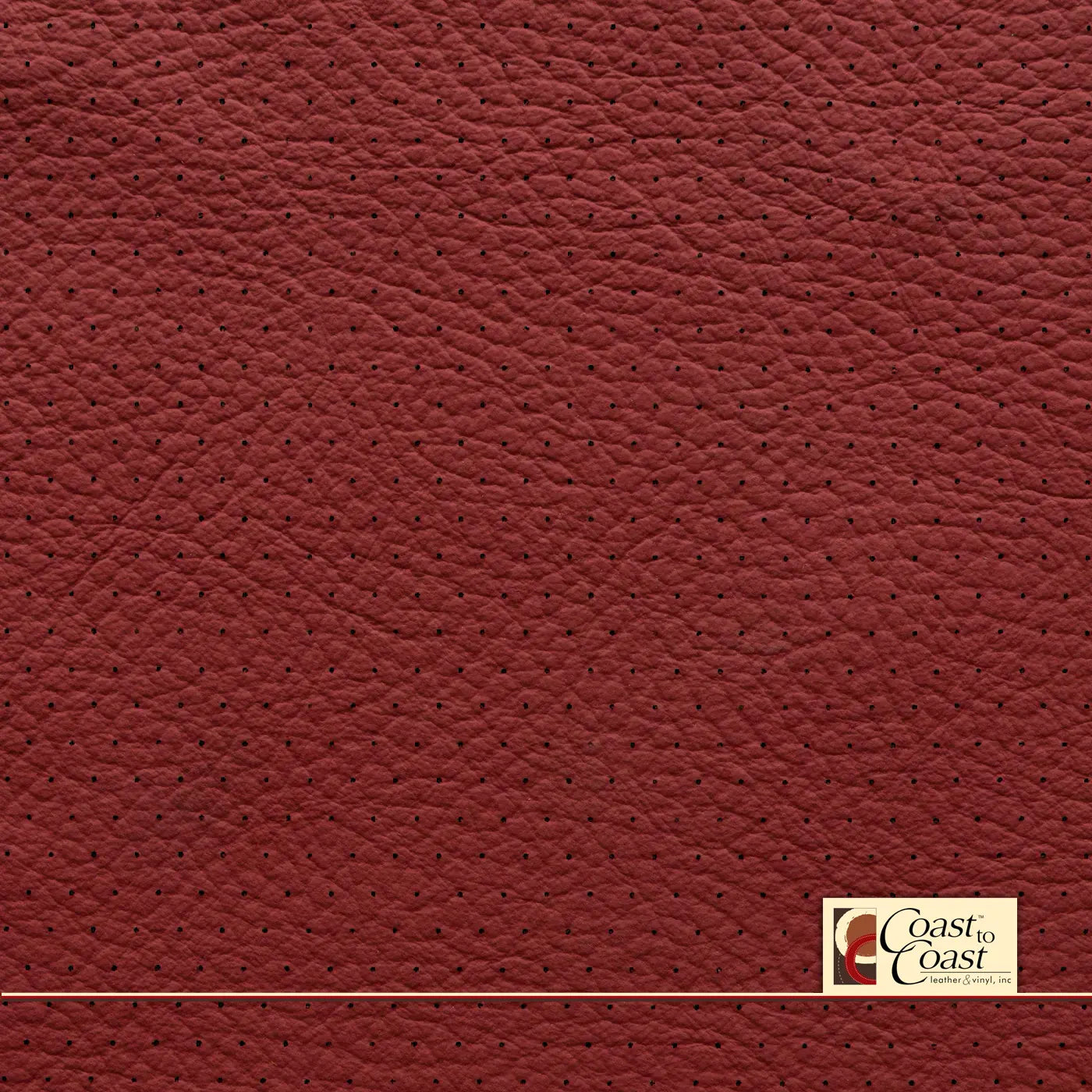 Mercedes Cranberry Red Euro Perf (3/8In) Vinyl