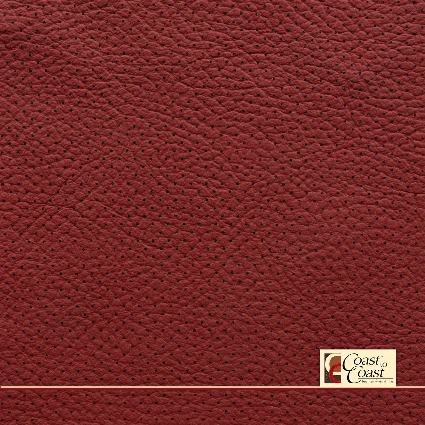 Mercedes Cranberry Red Mini Perf (1/8In) Vinyl