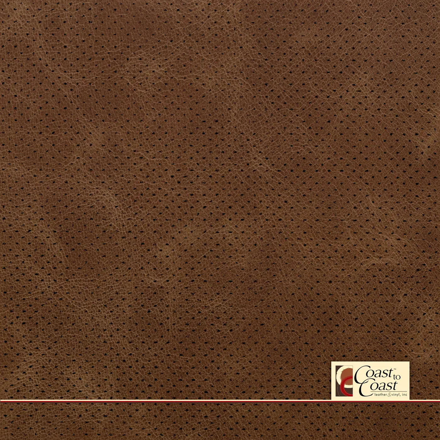 Tan Bark Full Hide / Gm Mirco Perf (1/16In) Leather