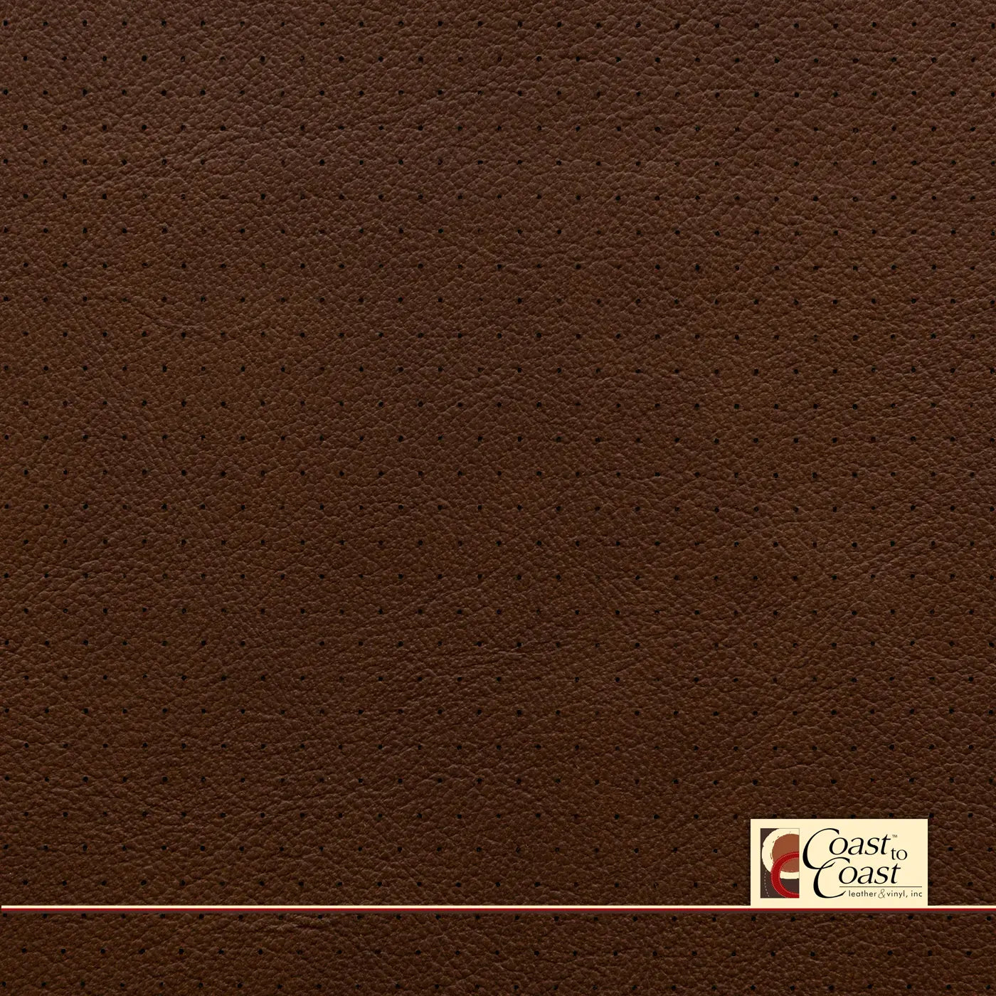 Laredo Brown Full Hide / Euro Perf (3/8In) Leather