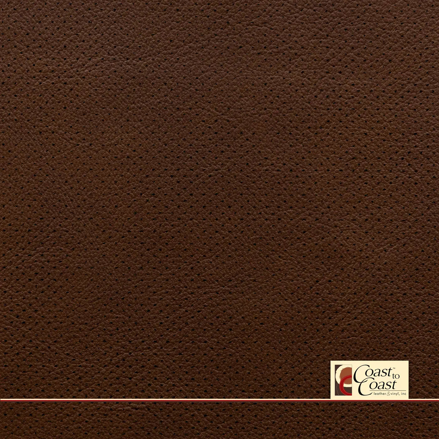 Laredo Brown Full Hide / Gm Mirco Perf (1/16In) Leather