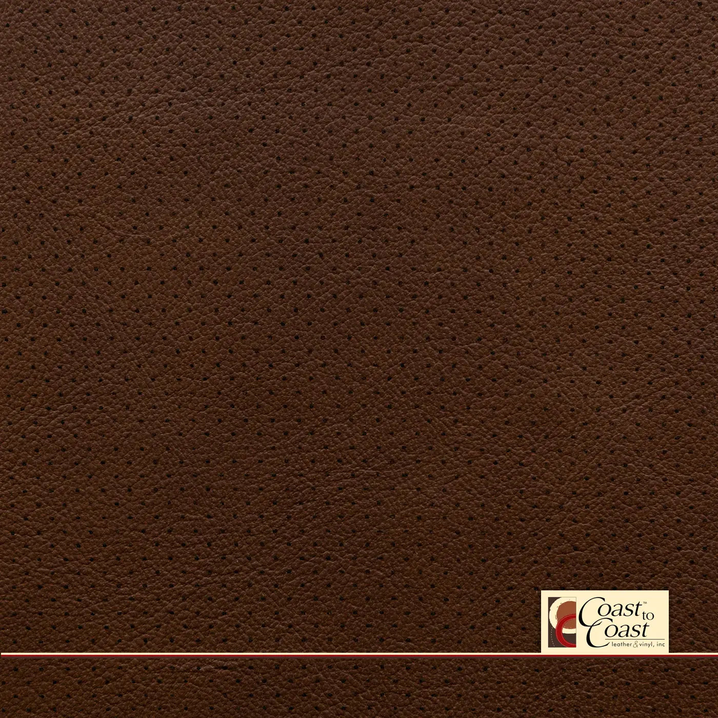 Laredo Brown Full Hide / Mini Perf (1/8In) Leather