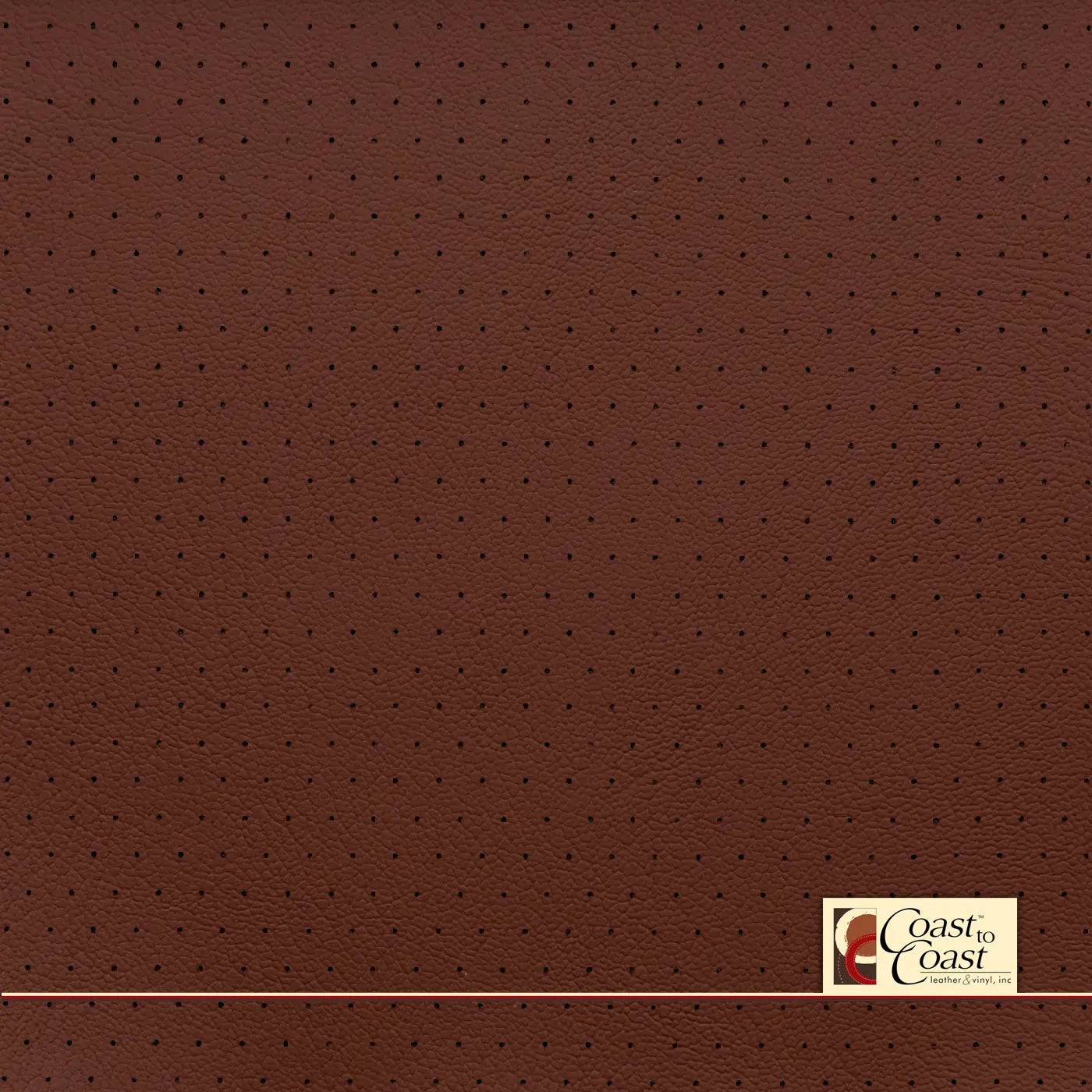 Gm Brick Red Full Hide / Euro Perf (3/8In) Leather