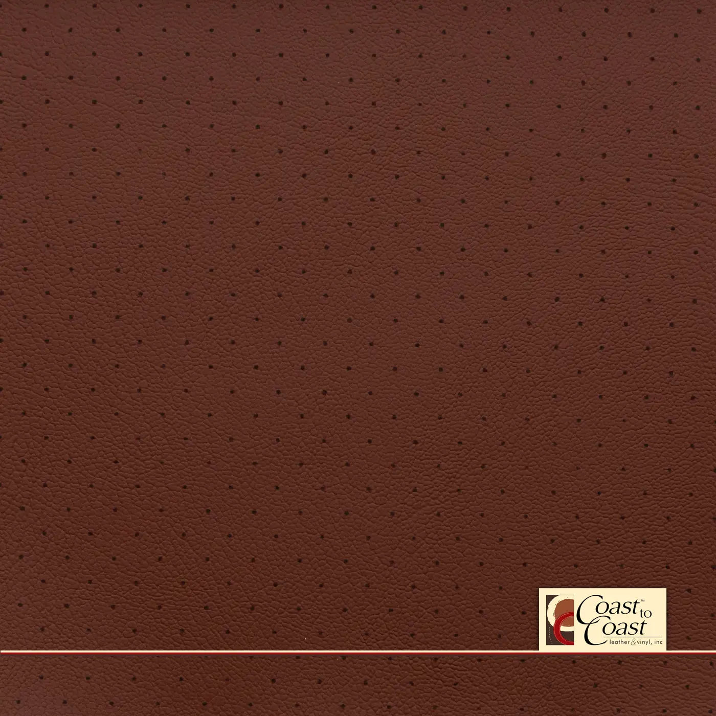 Gm Brick Red Full Hide / Standard Perf (3/8In) Leather