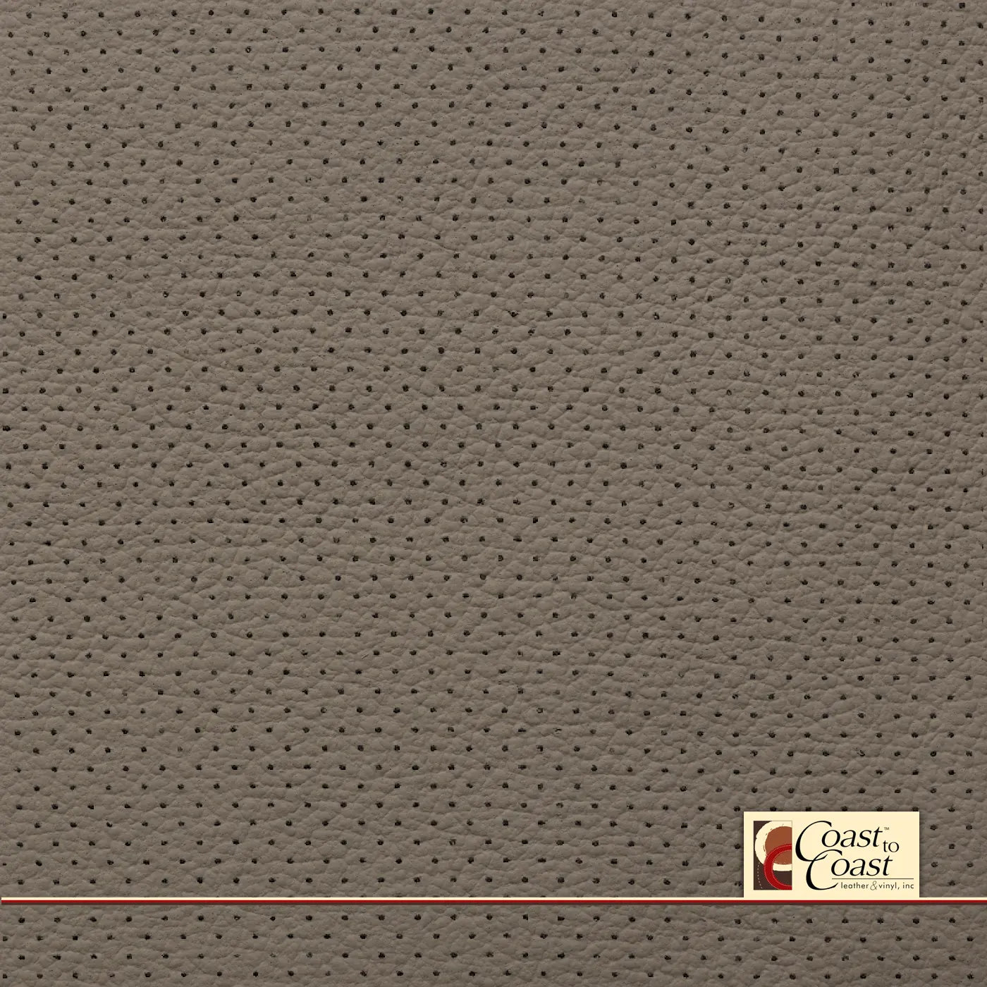Ford Med Stone Full Hide / Mini Perf (1/8In) Leather