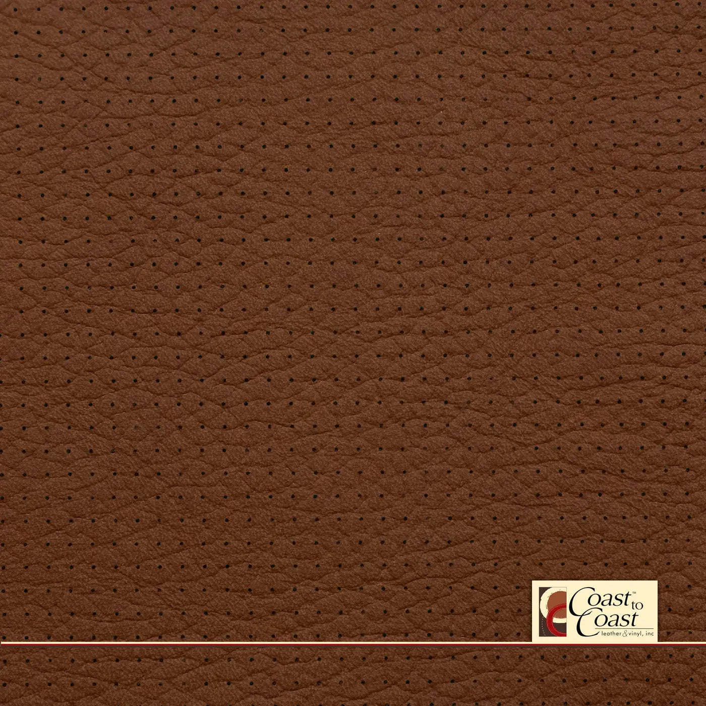 Ford Umber Fury Full Hide / Small Squared Perf (1/4In) Leather