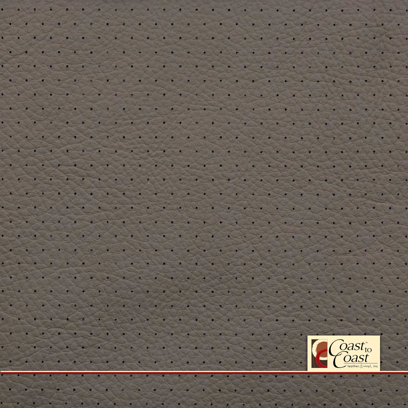 Chrysler Med Greystone Full Hide / Euro Perf (3/8In) Leather