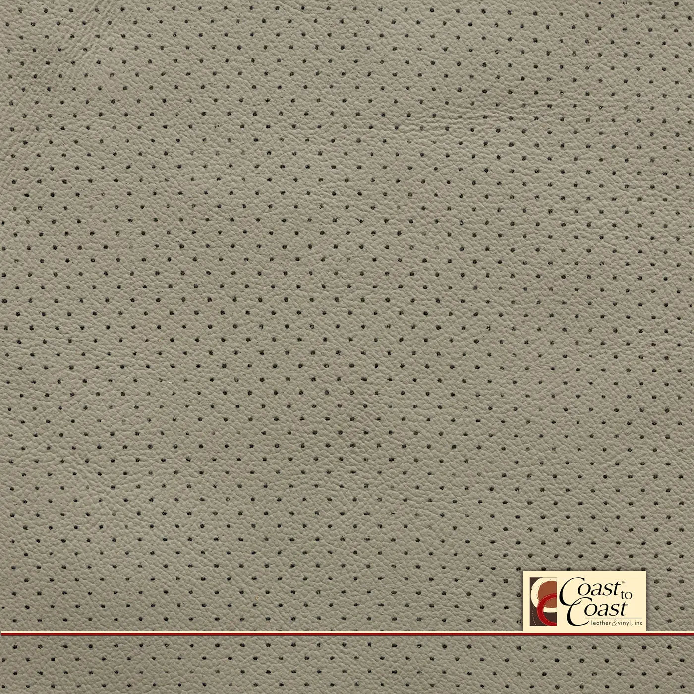 Gm Lt Platinium Full Hide / Mini Perf (1/8In) Leather