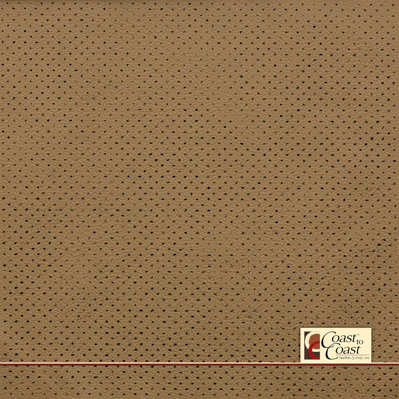 Gm Caramel Tan Full Hide / Mirco Perf (1/16In) Leather