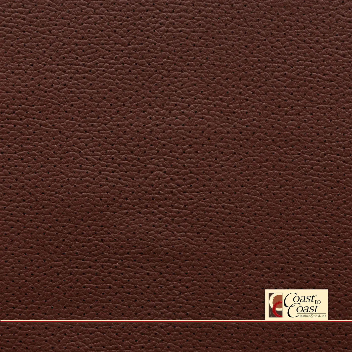 Ford King Ranch Red Full Hide / Mini Perf (1/8In) Leather