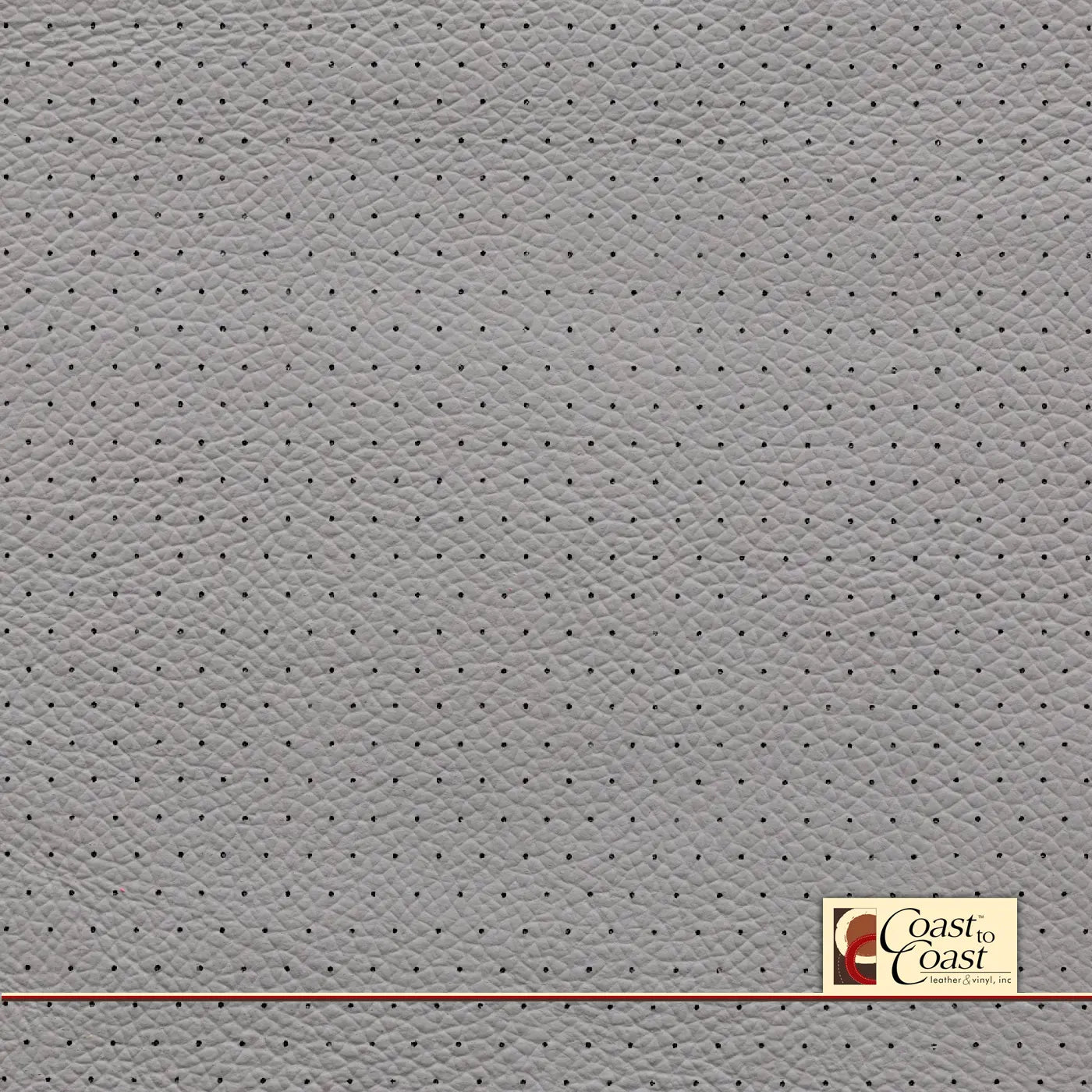 Gm Lt Ash Grey Full Hide / Euro Perf (3/8In) Leather