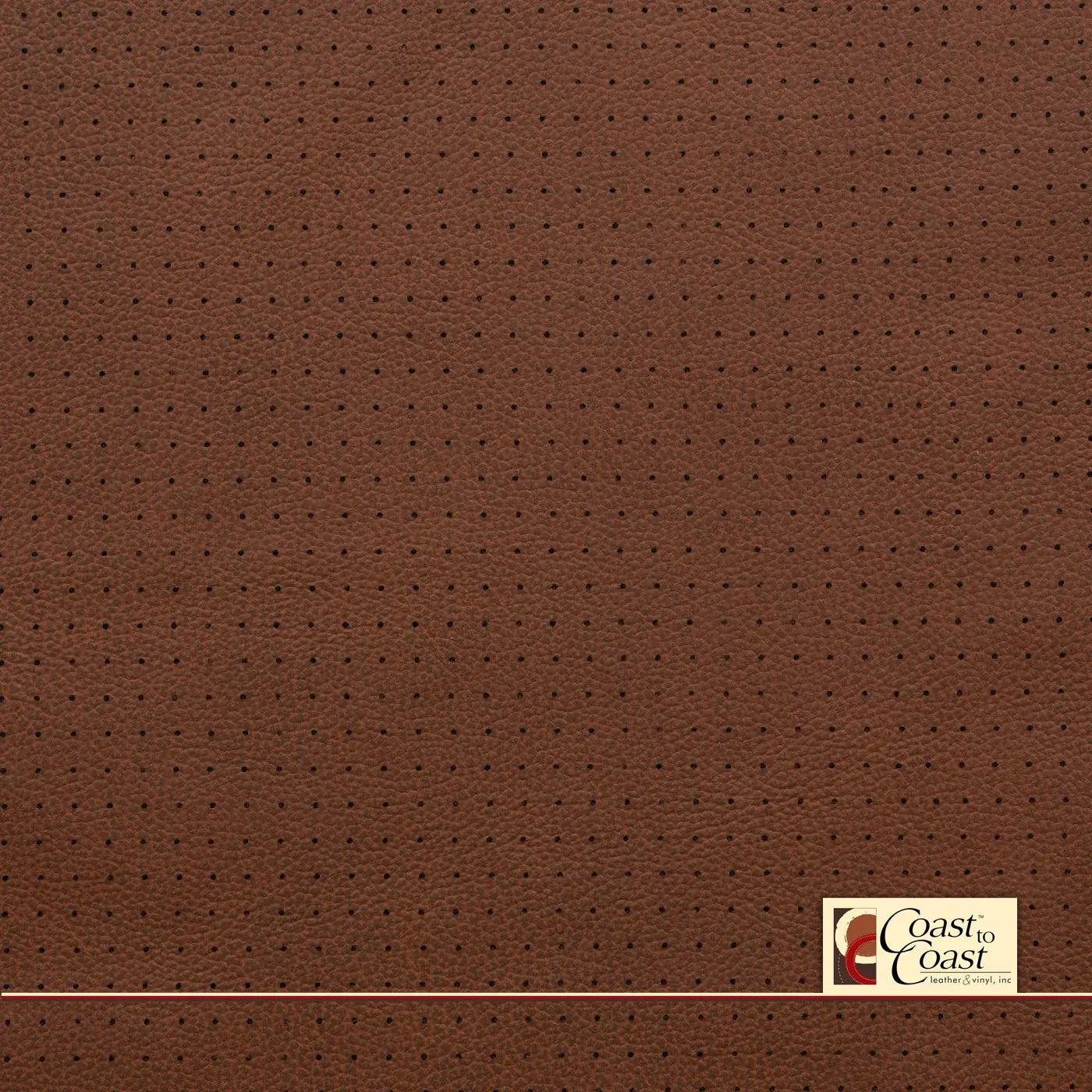 Gm Kona/Loft Brown Full Hide / Small Squared Perf (1/4In) Leather