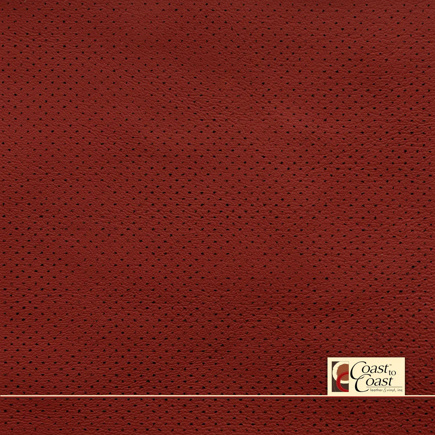 Chrysler Ruby Red Full Hide / Gm Mirco Perf (1/16In) Leather