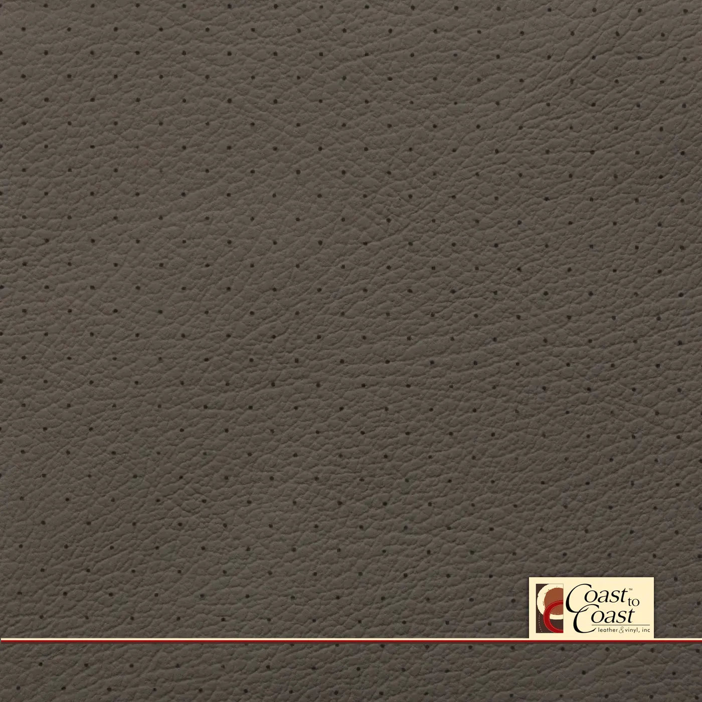 Ford Med Earth Grey Full Hide / Standard Perf (3/8In) Leather
