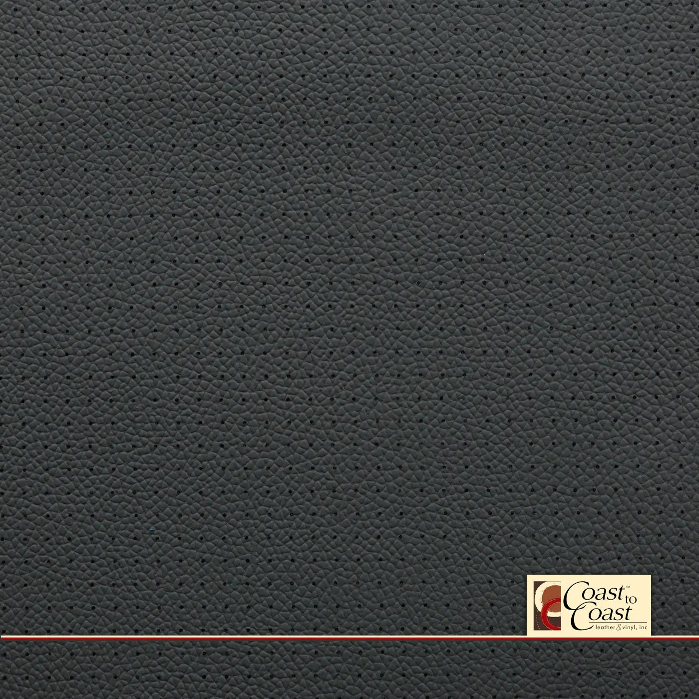 Gm Dk Galvanized Full Hide / Small Squared Perf (1/4In) Leather