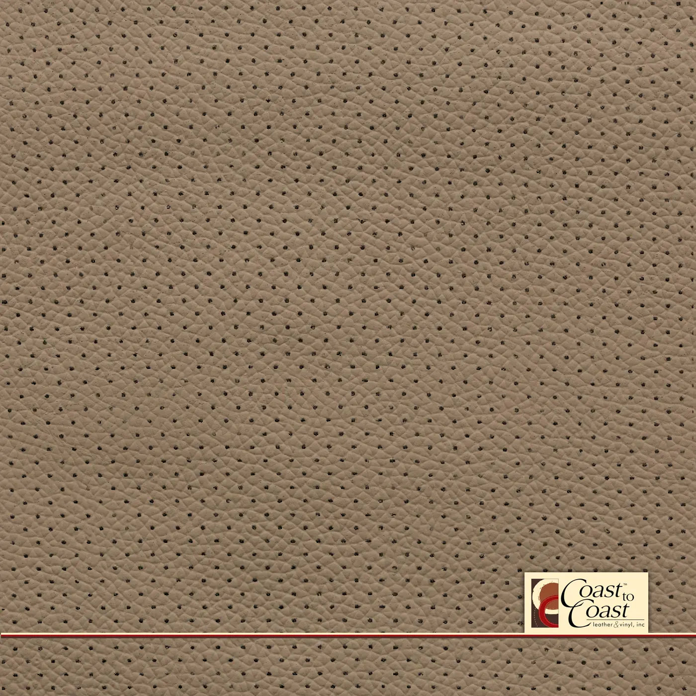 Gm Chai Beige Full Hide / Mini Perf (1/8In) Leather