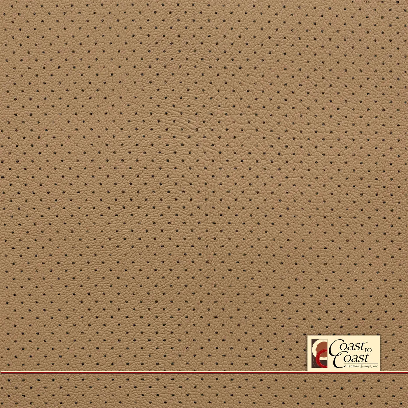 Gm Maple Sugar Full Hide / Mini Perf (1/8In) Leather