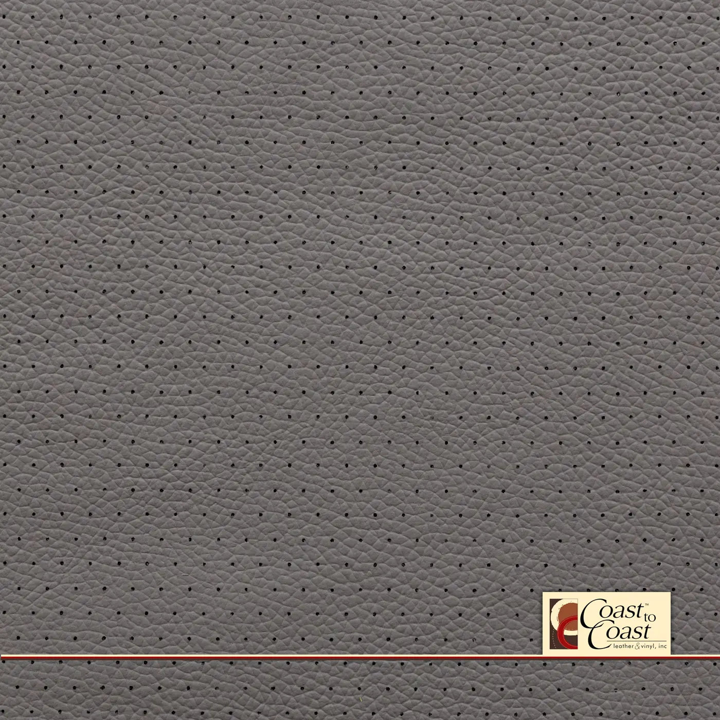 Gm Gideon Grey Full Hide / Euro Perf (3/8In) Leather