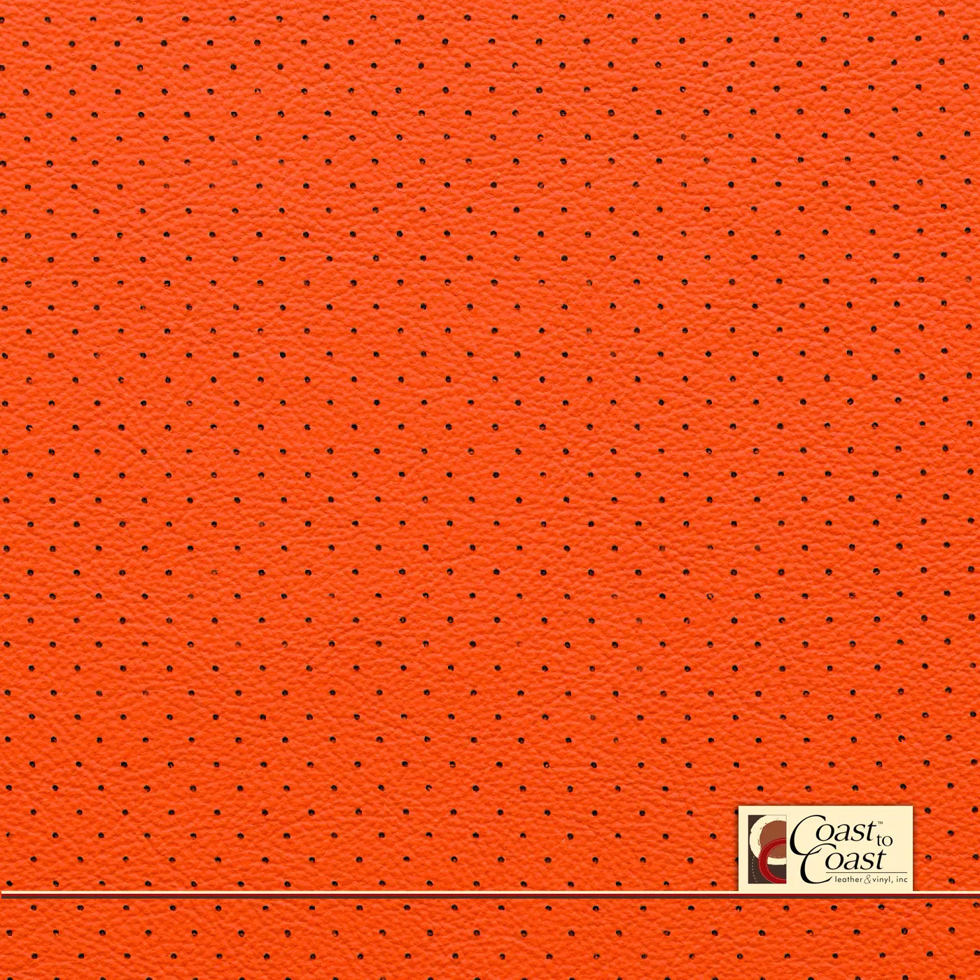 Gm Argon Orange Full Hide / Small Hampton (1/4In) Leather