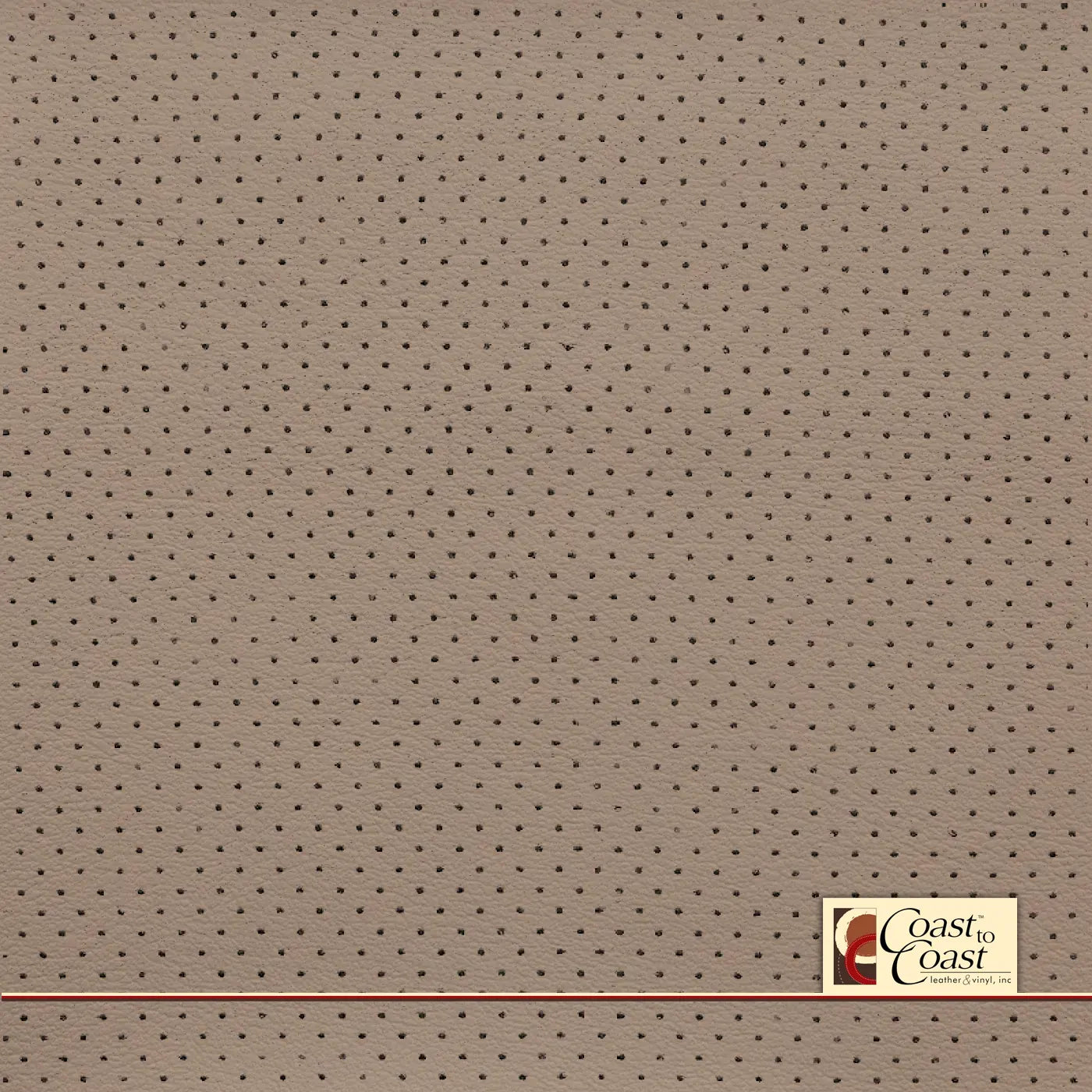 Gm Lt Neutral Full Hide / Mini Perf (1/8In) Leather