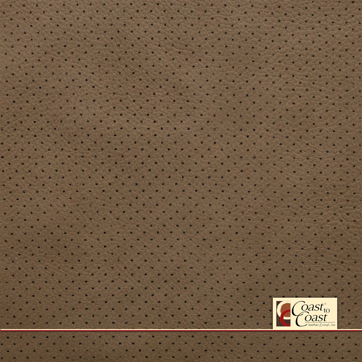 King Ranch Rodeo Lt Brown Mini Perf (1/8In) Vinyl