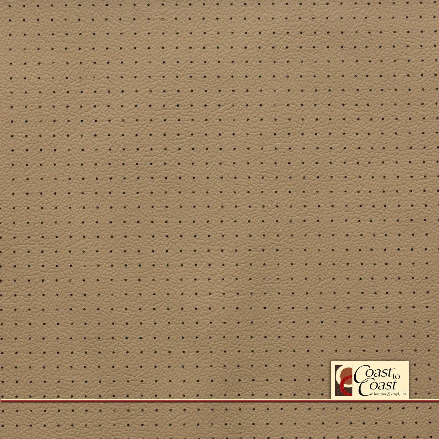 Gm Lt Oak Small Squared Perf (1/4In) Vinyl