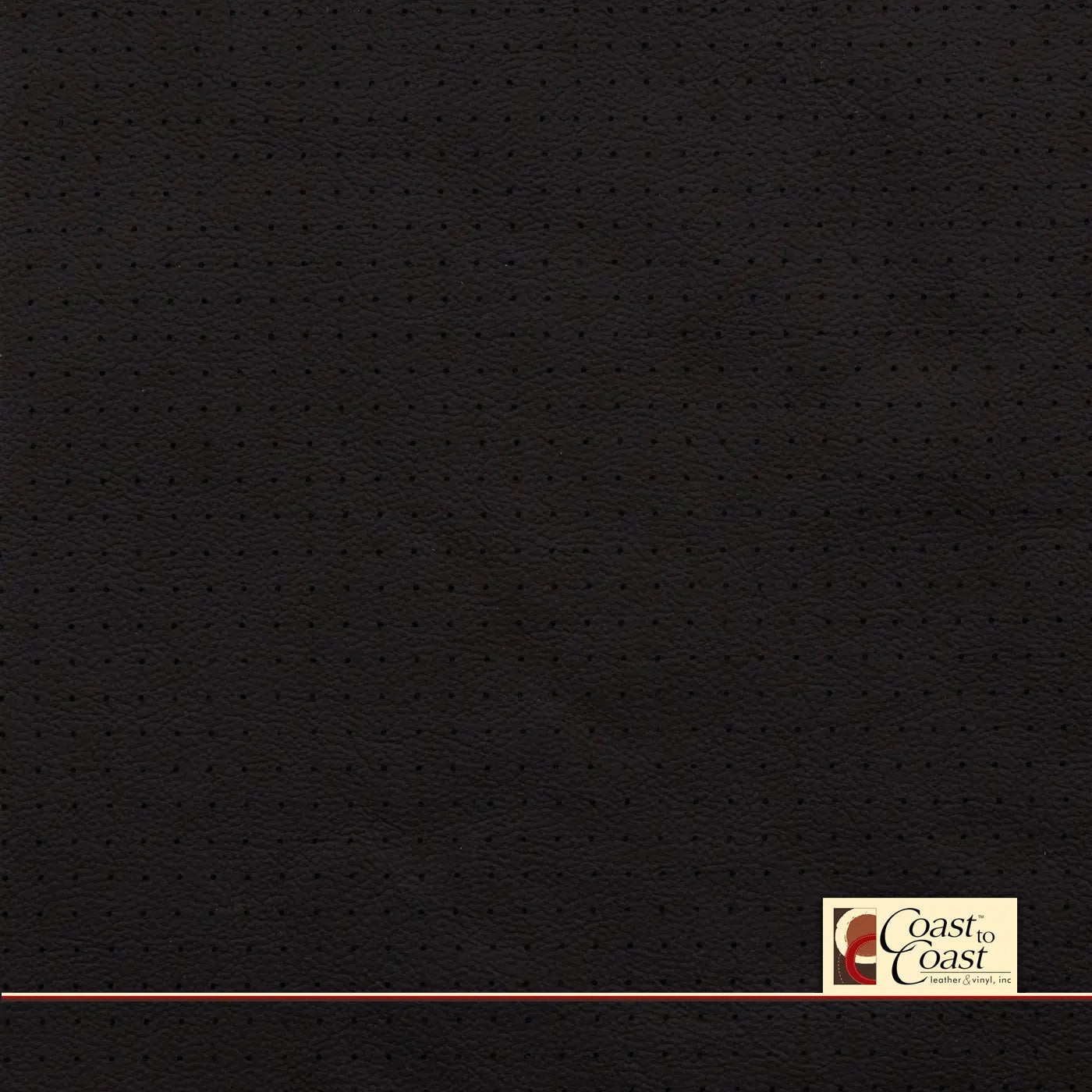 Gm Ebony Small Squared Perf (1/4In) Vinyl
