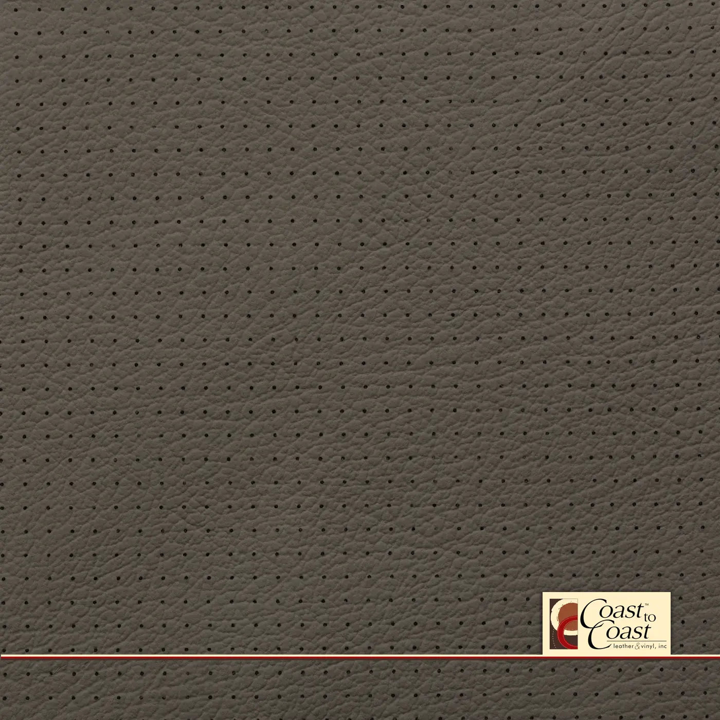 Ford Med Earth Grey Small Squared Perf (1/4In) Vinyl