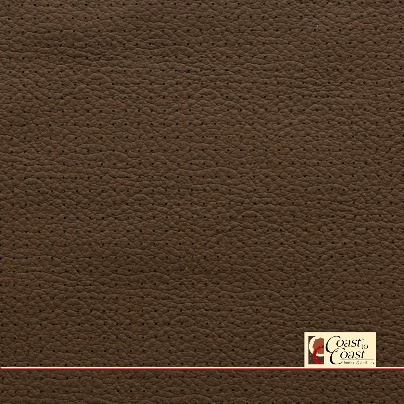 Chrysler Dk Mountain Brown Small Squared Perf (1/4In) Vinyl