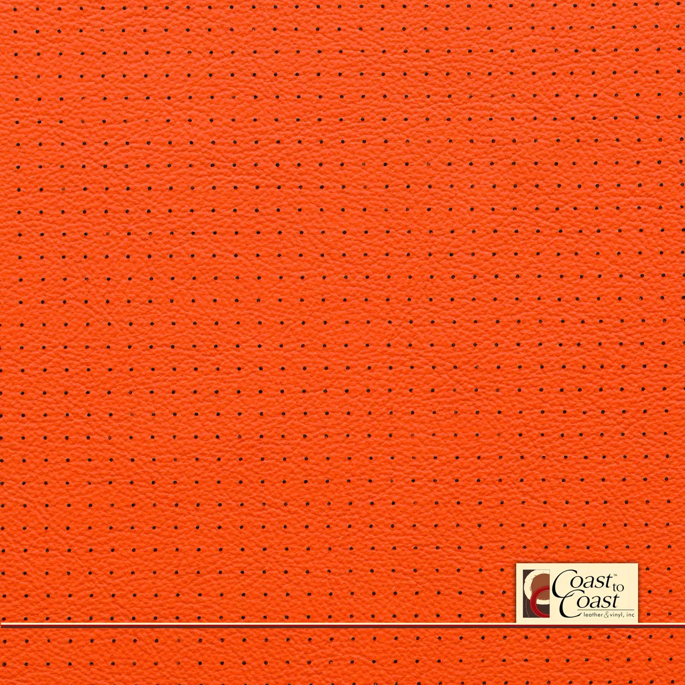 Gm Argon Orange Small Squared Perf (1/4In) Vinyl