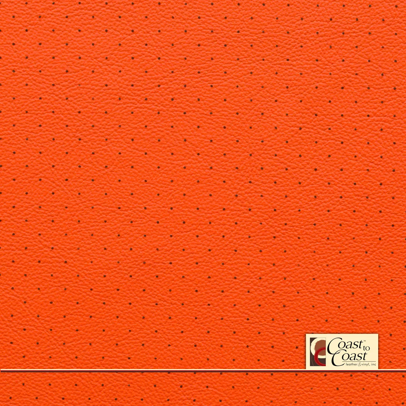 Gm Argon Orange Standard Perf (3/8In) Vinyl